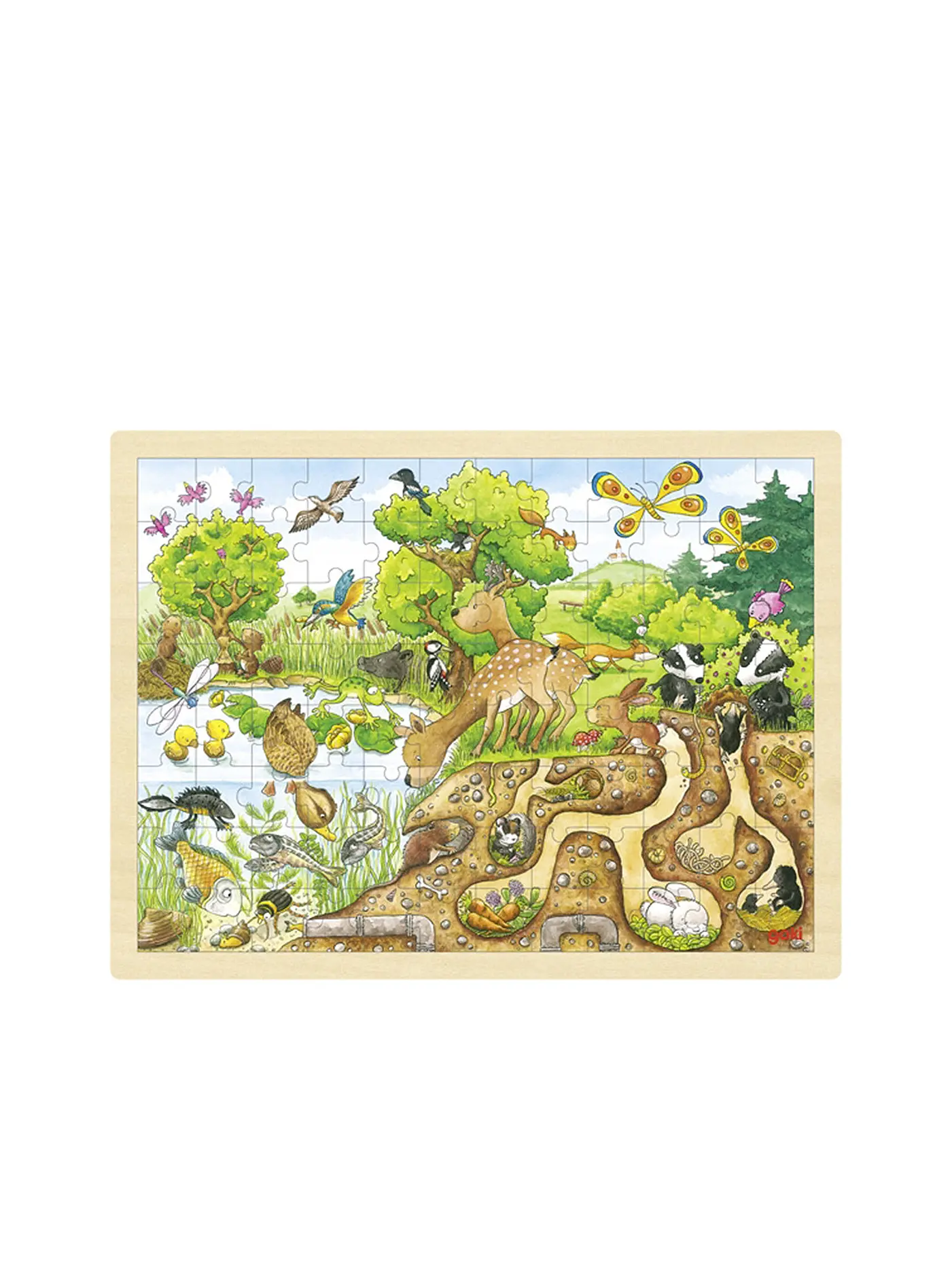GOKI | Einlegepuzzle Erlebnis Natur | 